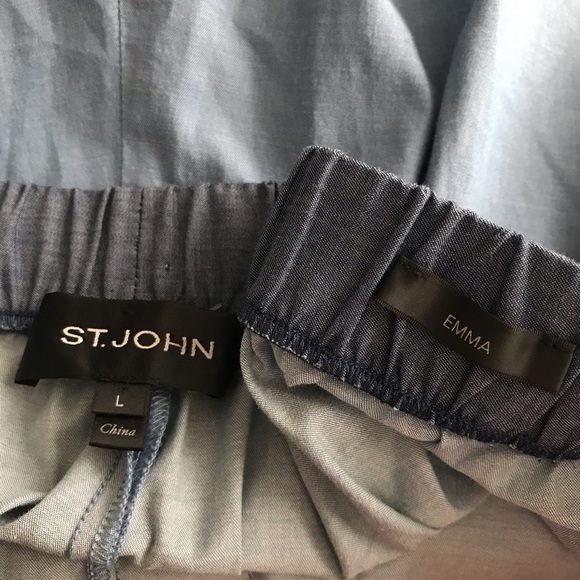 St. John Collection Colorblock Straight Leg Pants - Picture 6 of 6